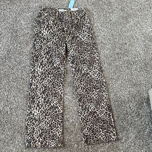 LOFT Animal Print Trousers